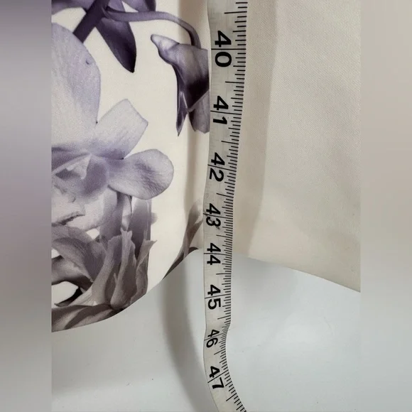 Ted Baker Sadie White Floral Off Shoulder Midi Pencil Dress - Picture 7 of 8